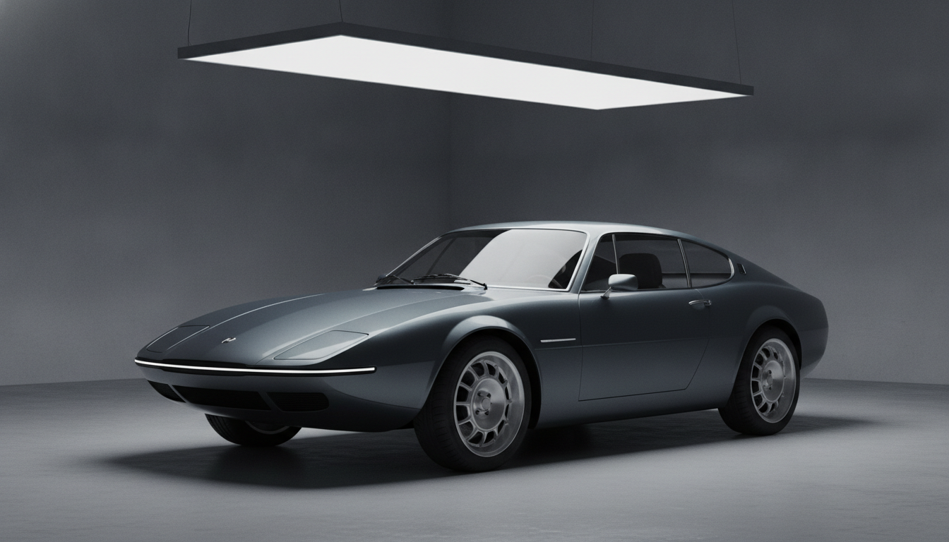 SAAB Sonett RestoMod commission concept, modern lightweight sports coupe