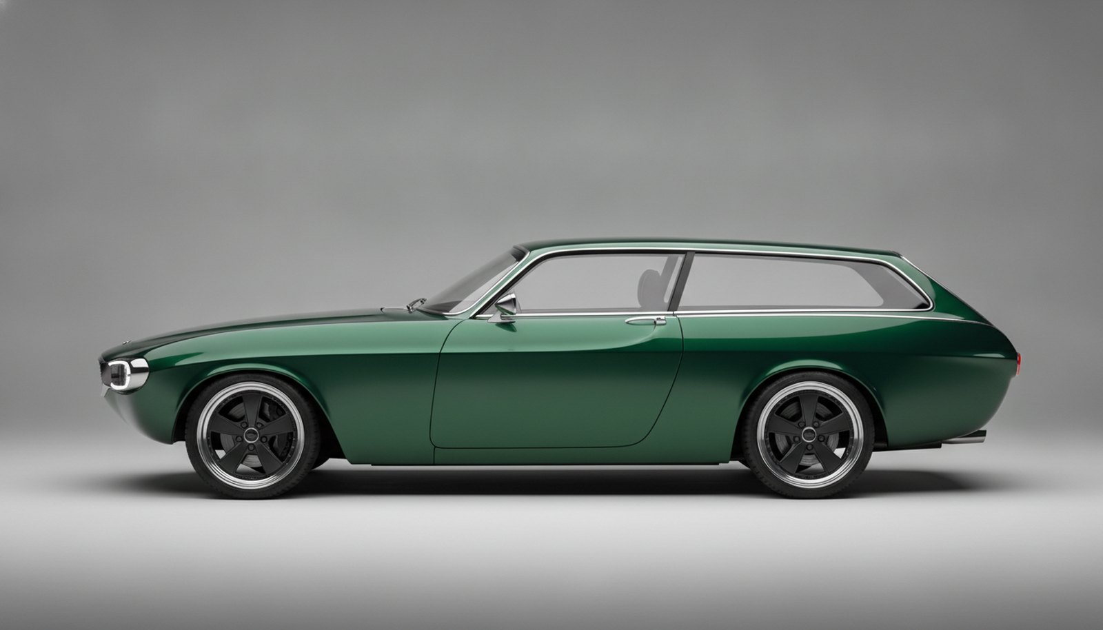 Volvo 1800ES restomod concept, side profile