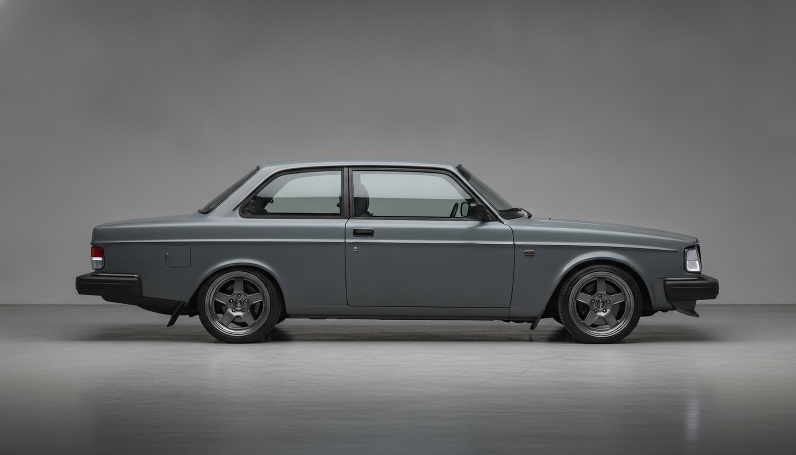 Volvo 242 restomod concept, side profile