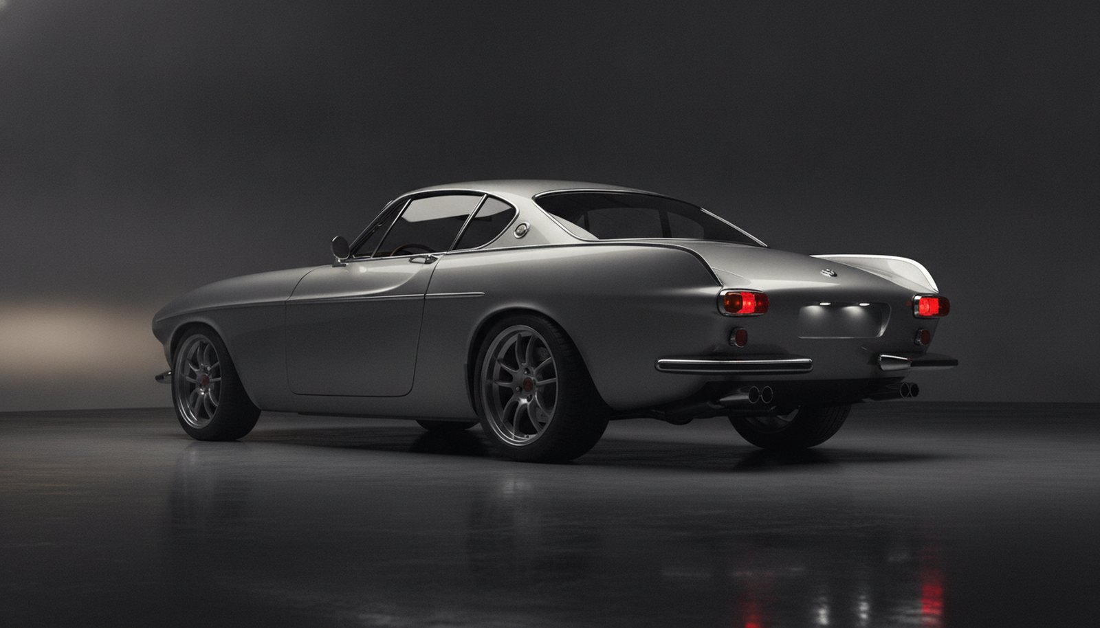 Volvo P1800 restomod concept, rear three-quarter