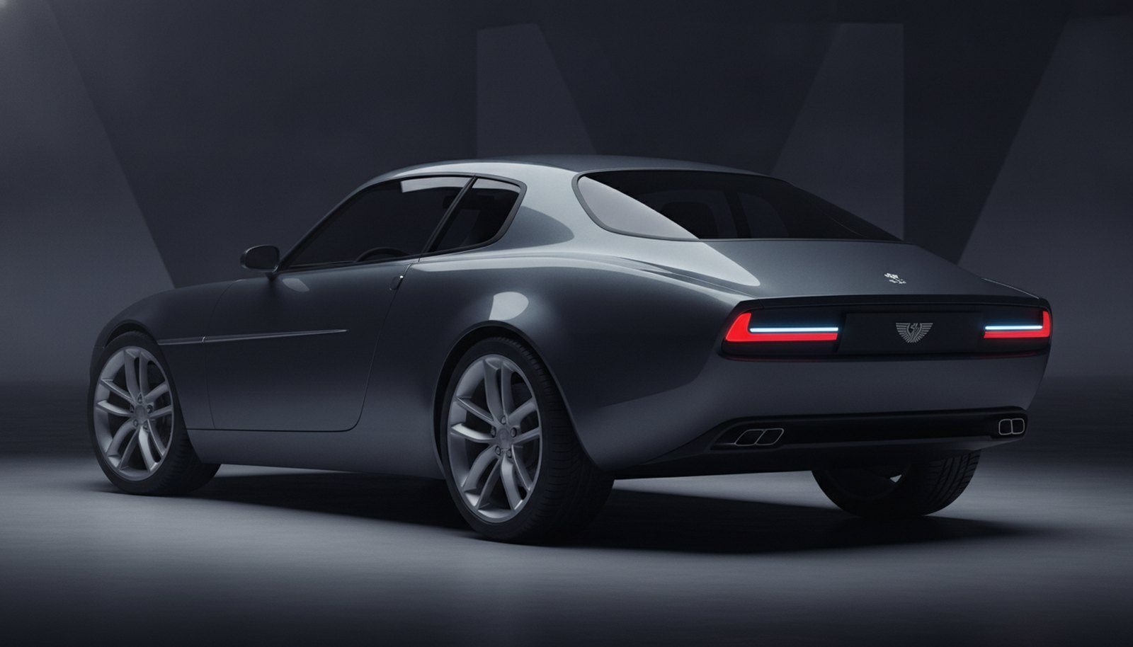 SAAB Sonett restomod concept, rear three-quarter